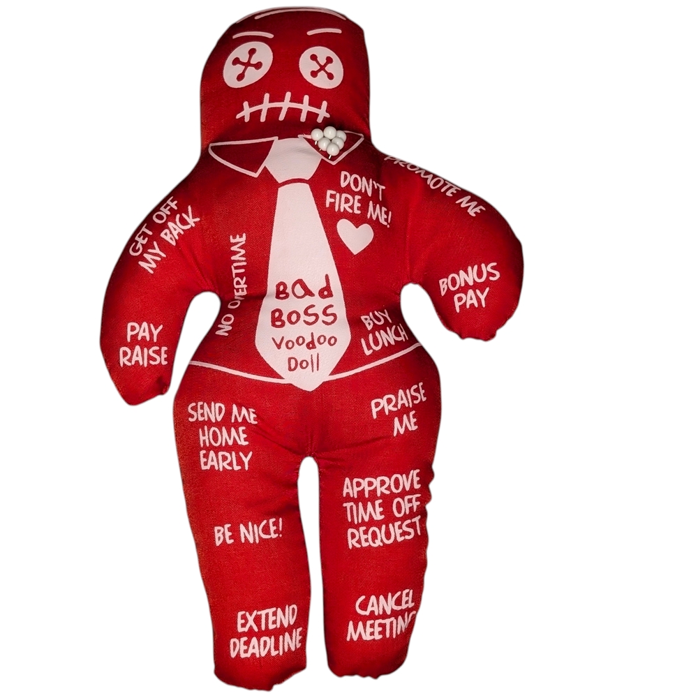 Bad Boss Voodoo Doll - Red